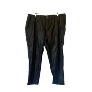 Diane Gilman  Women's 3XP Black Whimsigoth Sexy Faux Leather Pull On Pants